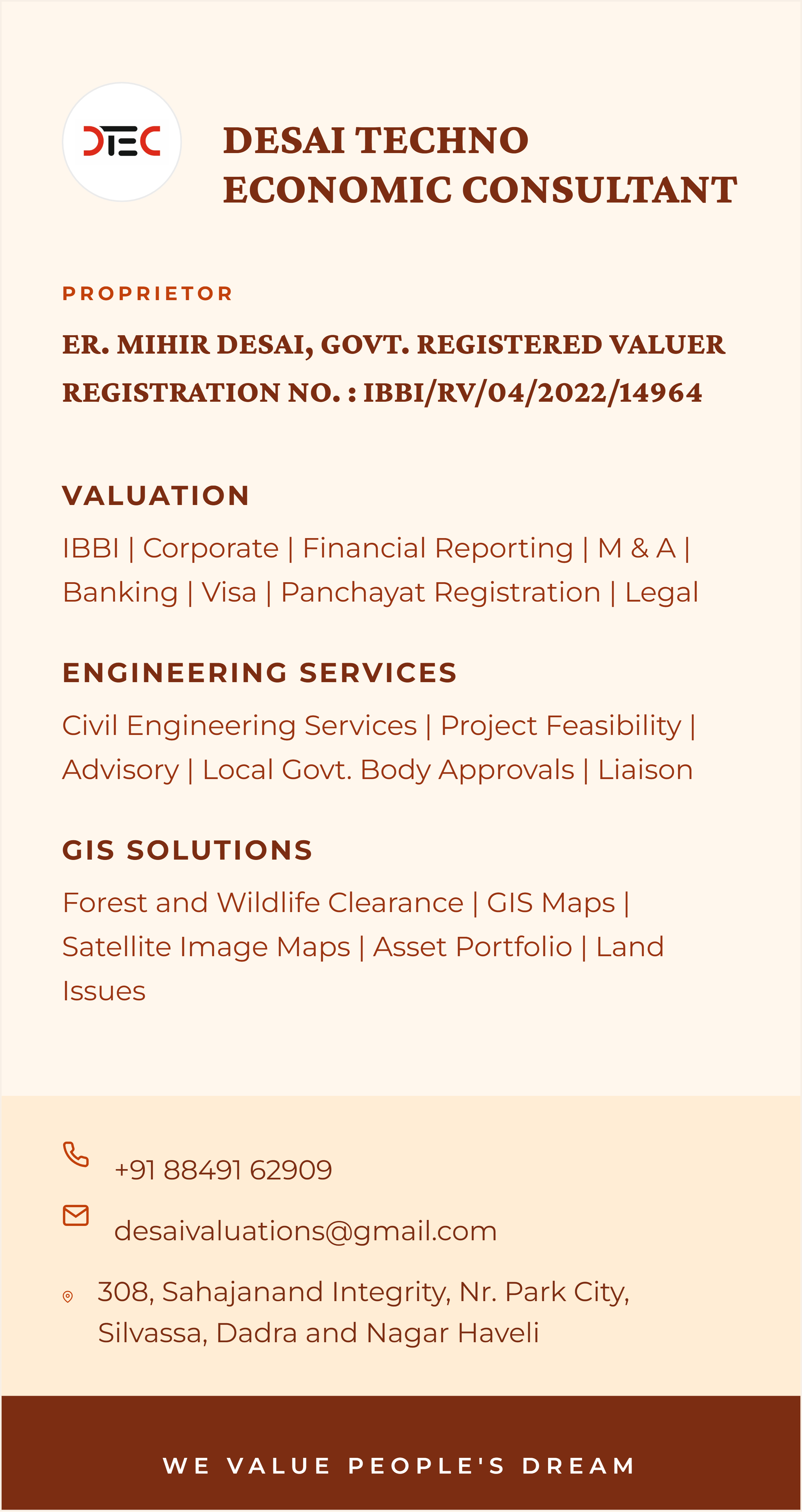 Desai Techno Economic Consultant 