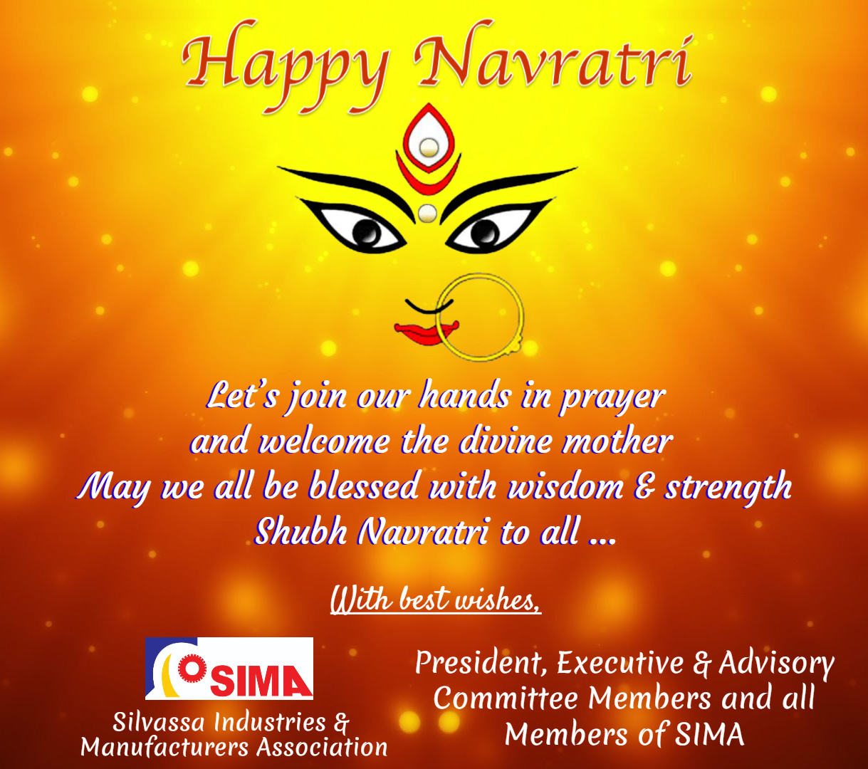 Wishing you and your family Happy Navratri..