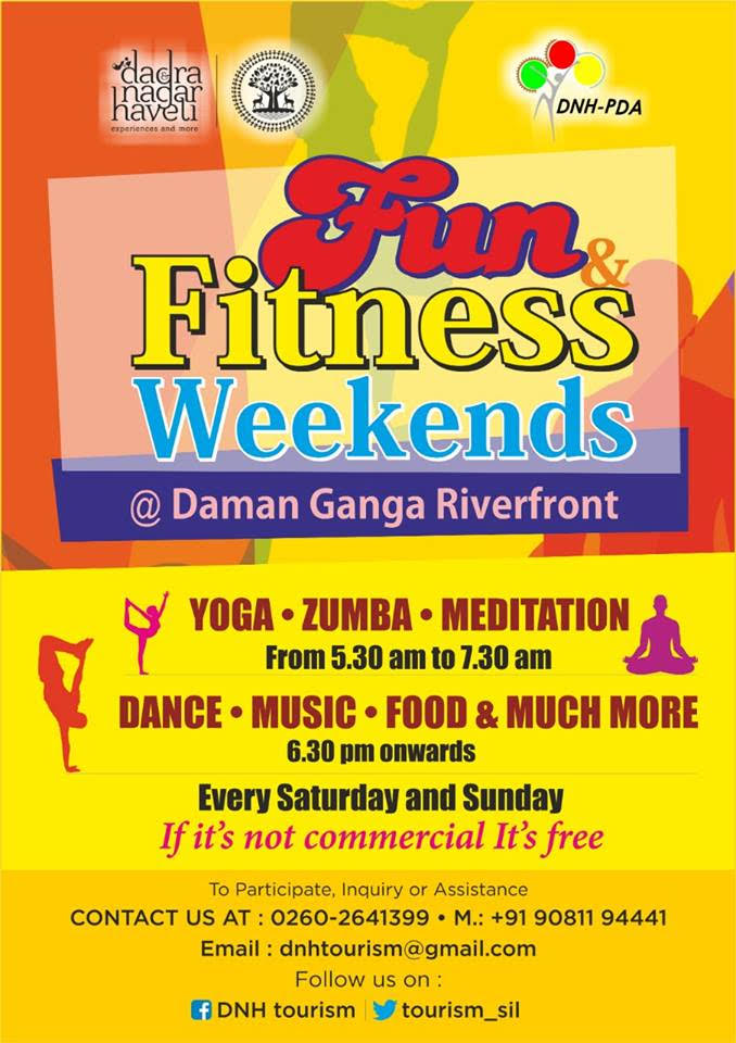 Fun and Fitness Weekends at Daman Ganga Riverfront.